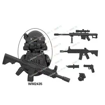Мини-фигурки спецназа Морские котики Современные солдаты KSK SSO Строительные блоки Игрушки для детей WM6147