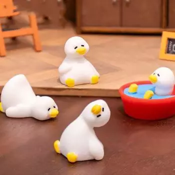 Мини-фигурки уток Изделия из смолы Микро-украшения для ландшафта Украшения для сада на открытом воздухе Style 1