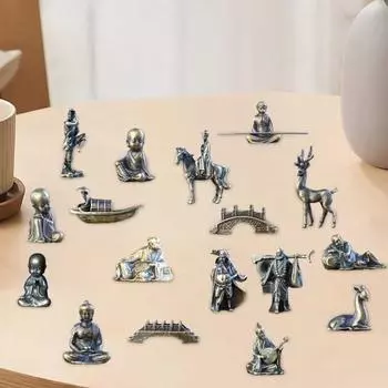 Мини-фигурки Yousheng, статуэтка из ретро-сплава, миниатюрные фигурки, настольная микроландшафтная статуэтка, украшение для стола, альпинария, цветочного горшка