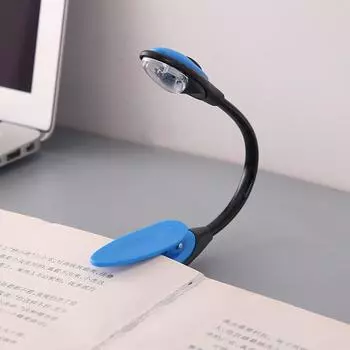 Mini Flexible Clip On Bright Book Light Laptop White LED Book Reading Light Lamp Reading Clip Light Portable Led Mini Lamps