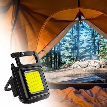 Мини-фонарик-брелок, USB-зарядка, брелок-светильник,