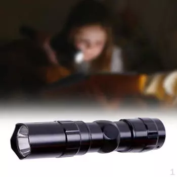 Мини-фонарик для кемпинга, вспышка из алюминиевого сплава, светодиодный портативный портативный светильник для Black