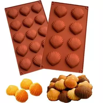 Мини-форма для выпечки Мадлен из пищевого силикона, форма для печенья, форма для выпечки печенья своими руками, форма для выпечки печенья, кухонные принадлежности для выпечки