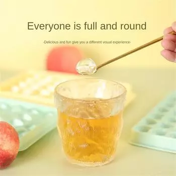 Мини-форма в форме сердца для льда, шоколада, конфет, самодельных форм, желе, печенья, выпечки, фруктового льда, формы для еды, украшения торта, многоразовая кухонная коробка для льда мятный зеленый