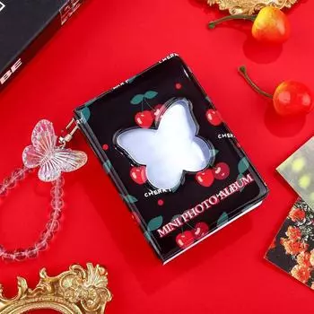 Мини-фотоальбом для пары, фотографии Polaroid размером 3 дюйма, фотографии на документы, портативный фотоальбом, подарочный брелок, с подвесной цепочкой из кристаллов