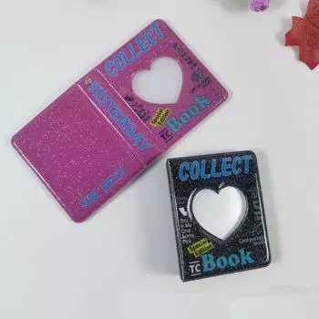 Мини-фотоальбом с 36 карманами, 3 дюйма, мини-фотоальбом Love Heart, визитная карточка для хранения фотографий