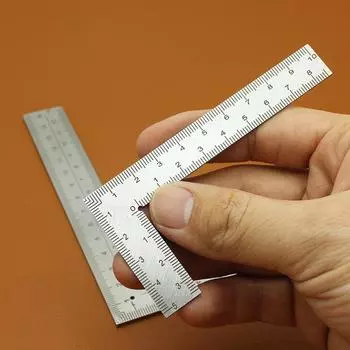 Mini Framing Ruler Measuring Layout Tool 100/150mm Stainless Steel Square Right Angle Ruler Precision For Building Framing Gauge