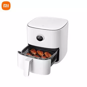 Мини-фритюрница XIAOMI MAF01, интеллектуальная умная фритюрница, духовка 3,5 л без масла для выпечки, обжарки, обезвоживания, поддержка приложения Mijia
