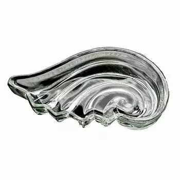 Мини-фруктовая тарелка, изысканный хрустальный стеклянный диск, кухонная утварь, легкая роскошная высококачественная фруктовая тарелка, высококачественный небольшой ракушечный диск