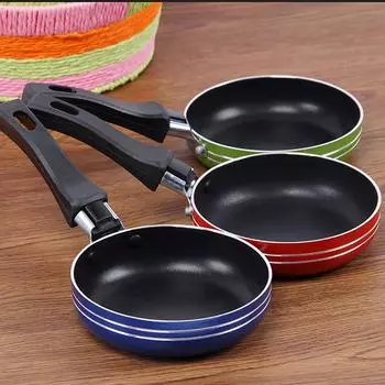 Mini Frying Pan Nonstick Surface Fryer Steak Cooking Gas Stove Skillet Cookware Tool For Kitchen Set