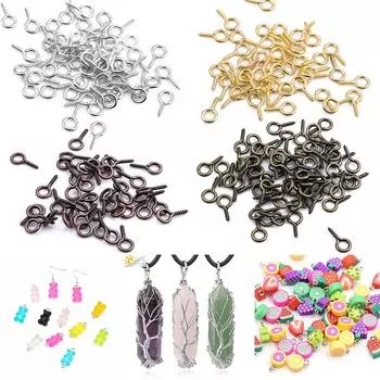 мини-фурнитура для браслетов, крючки, ювелирные изделия, застежки, винт, высокое качество, бусины, винт с резьбой, нежные серьги «сделай сам», ювелирные аксессуары 4*8*1.2mm бронзовый