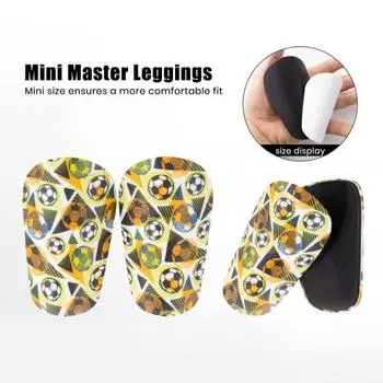 Мини-футбольные щитки для голени, легкие, миниатюрные, для футбола, для мужчин и женщин, крошечные, спортивные щитки для ног XS