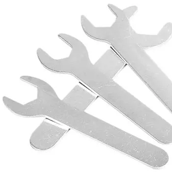 Мини-гаечный ключ с открытым зевом из оцинкованного железа 4/8/12 мм 12mm open-end, M12*70*1.5