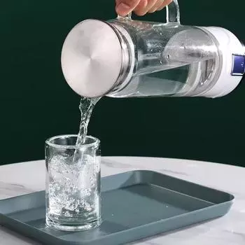 Мини-генератор водорода с аккумулятором, портативный фильтр для воды, бутылка с водородом, ионизатор, чайник Pure H2 белый