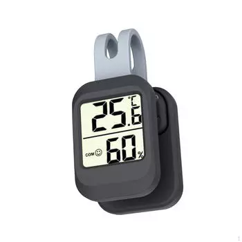 Мини-гитарный увлажнитель воздуха Цифровые устройства Большой экран Температура Влажность Термометр для чёрный