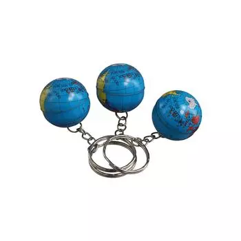 Мини-глобус брелки новейший планета брелок брелок земля брелок земной мир ключ кулон женский As shown