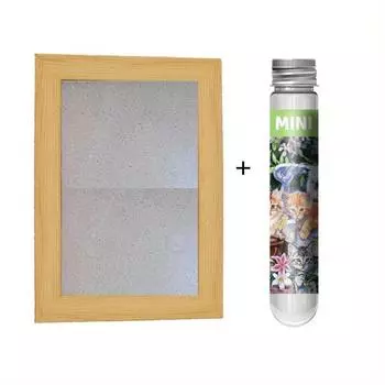 Мини-головоломка Park Cat 150 для пробирок, всемирно известная серия картин, пазл для путешествий, сделай сам, с рамкой для детей, подростков, взрослых YC-M белый