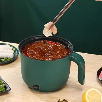 Мини-горшок с антипригарным покрытием, плита для лапши, электрическая сковорода для приготовления яиц, макарон без пароварки with steamer