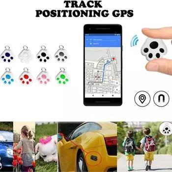 Мини-GPS-трекер для домашних животных, беспроводной Bluetooth-трекер, скрытое умное устройство для отслеживания с защитой от потери, для собак, ошейник-локатор, аксессуары, многофункциональный
