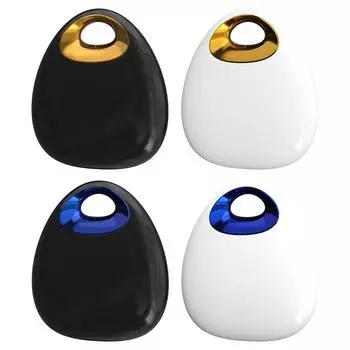 Мини GPS-трекер для мобильных устройств, BT, водонепроницаемый локатор предметов, GPS-трекер для детей, собак, домашних животных, кошек, кошелек, брелок для багажа Gold Frame чёрный