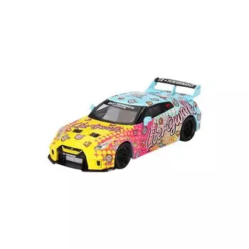 MINI GT 1/64 LB-Silhouette WORKS nissan 35GT-RR версия 1 LBWK KUMA (Правая ручка) Готовый продукт