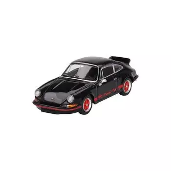 MINI GT 1/64 porsche 911 Carrera RS 2.7 black/red livery left hand drive Finished product