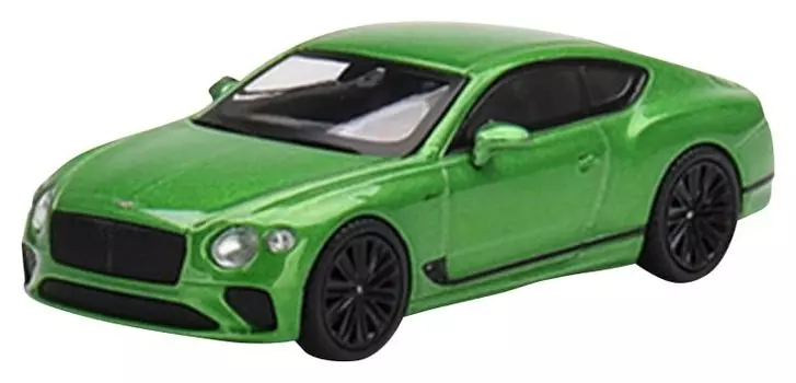 MINI GT Bentley Continental GT Speed 2022 Apple Green Готовый продукт 1/64 1/64 (Правая ручка)