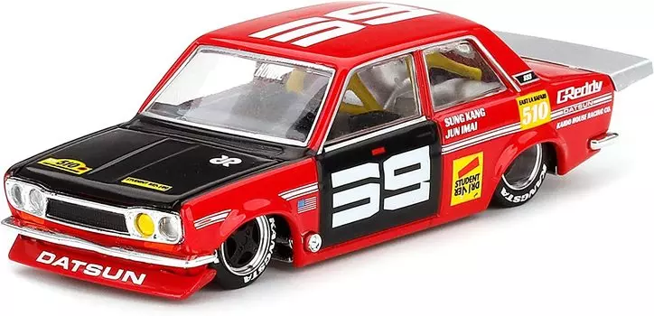 MINI GT Datsun 510 Pro Street Красный KAIDO HOUSE Datsun 510 Pro Street OG Красный LHD KHMG003 1/64 [Б/у] красный