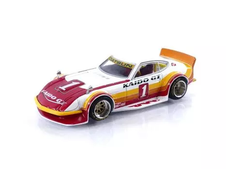 MINI GT Datsun KAIDO Fairlady Z Kaido GT красно-белая специальная литая модель автомобиля Imai Kaido House KHMG029 V1#1 (Джун Дизайн) 1/64 красный
