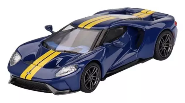 MINI GT Ford GT Sunoco Blue Завершенный продукт 1/64 (Левая ручка)
