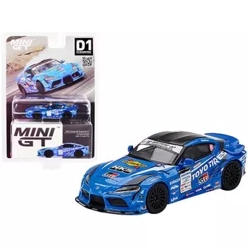 MINI GT HKS GR Supra D1 GP FAT FIVE RACING Japan Limited Finished Product 1/64 2020#77 H.Matsuyama (Right Handle) MGT00307-D1