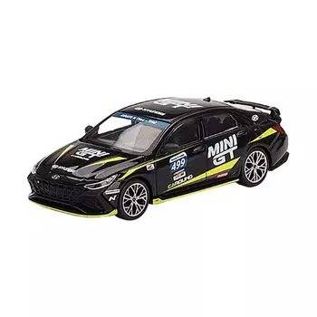 MINI GT Hyundai Elantra N Hyundai Caround Racing Left Handle Finished Product 1/64 N-Festival #499 MGT00403-L