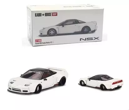 MINI GT коллекционная литая модель автомобиля Honda NSX Kaido Works V2 White Limited Edition литая модель автомобиля Kaido House KHMG148 1/64