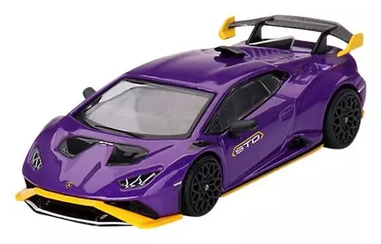 MINI GT Lamborghini Huracan STO Viola Pacifae Готовый продукт 1/64 (Правая ручка)