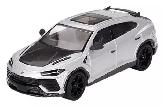 MINI GT Lamborghini Urus Performance Grigio Nimbus Hand Completed Product 1/64 (Gray) (Left Drive)