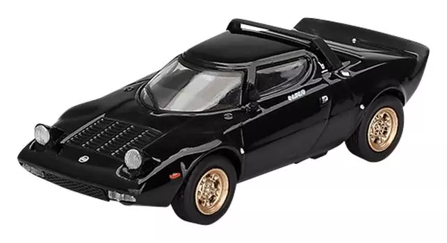 MINI GT Lancia Stratos HF Stradale Nero готовая вручную модель 1/64 (черный) (Левый привод) MGT00846-L