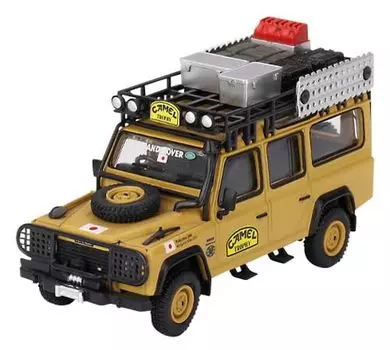 MINI GT Land Rover Defender 110 Camel Trophy Amazon 1989 Team Japan Готовый продукт 1/64 (Левая ручка)