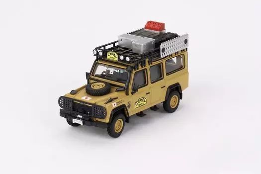 MINI GT Land Rover Defender 110 Camel Trophy Amazon 1989 Team Japan RHD 1/64 [Предмет] жёлтый