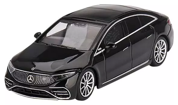 MINI GT Масштаб EQS 580 4MATIC Черный Готовое изделие 1/64 Mercedes-Benz (Левый руль)
