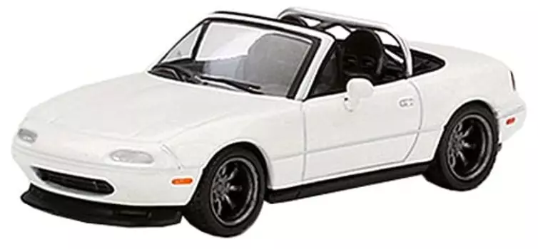 MINI GT Mazda Miata Tuning Version Classic White Right Handle Готовый продукт 1/64 MX-5 (Не Доступно) MGT00304-Р
