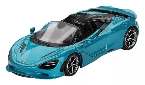 MINI GT McLaren 750S Belize Blue Готовый продукт 1/64 (Правая ручка)