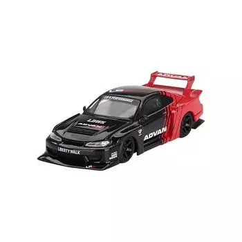 MINI GT MiJo Exclusives 1/64 Nissan Silvia (С15) LB-Super Silhouette СИЛЬВИЯ АДВАН (Правая ручка) Готовый продукт