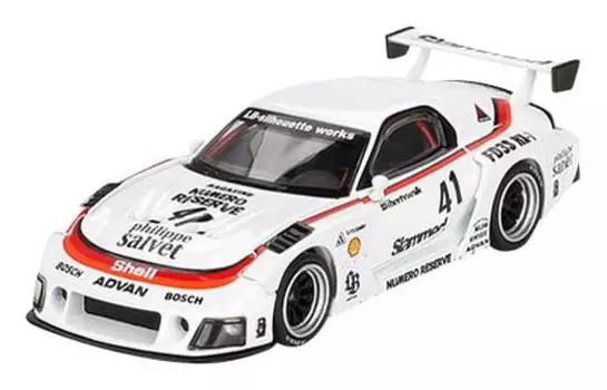 MINI GT MiJo Exclusives Mazda Silhouette Numero Reserve Finished Product 1/64 RX-7 LB-Super #41 (Right Handle)