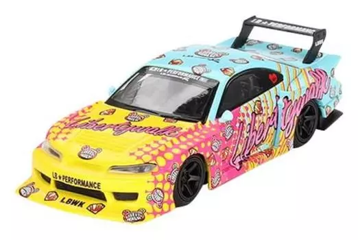MINI GT MiJo Exclusives Nissan Silhouette Silvia S15 KUMA Завершенный продукт 1/64 LB-Super (Правая ручка)