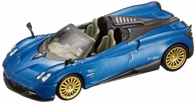 MINI GT Pagani Huayra Roadster Blue Francia Left Handle 1/64