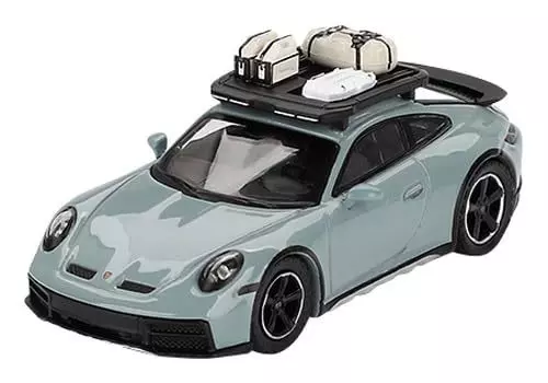 MINI GT Porsche 911 Dakar Shade Green Metallic Готовый продукт 1/64 (Левая ручка)
