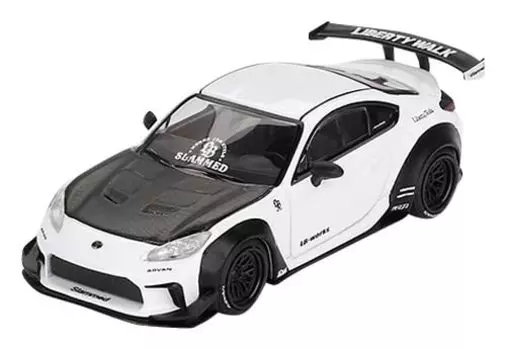 MINI GT Toyota GR86 White Completed Product 1/64 LBNation (Right Handle)