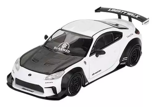 MINI GT Toyota GR86 Белый Изделие ручной работы 1/64 LBNation (Левый привод)
