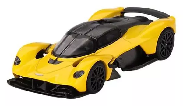 MINI GT x MiJo Exclusives Aston Martin Valkyrie Sunburst Yellow Готовое изделие 1/64