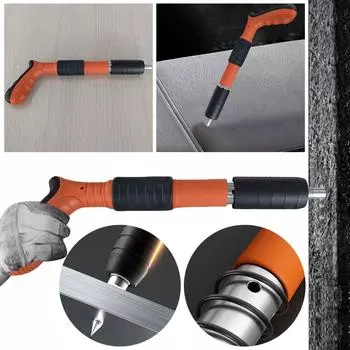 Мини-гвоздезабивной пистолет с низким уровнем шума, ручной гвоздезабивной инструмент с гвоздями, настенный крепежный инструмент для заклепок для домашнего хозяйства, деревообработки, декорирования, автоматический